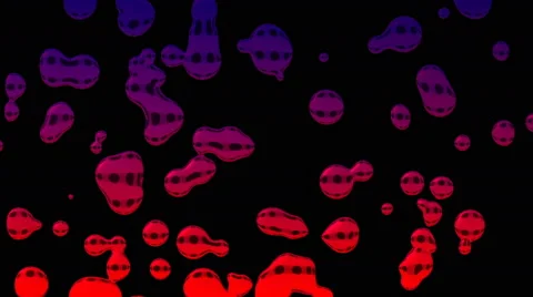 4k Liquid Drop Abstract Animation Background Seamless Loop. Stock Footage 68980777