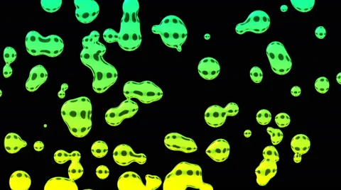 4k Liquid Drop Abstract Animation Background Seamless Loop. Stock-Footage 68980912