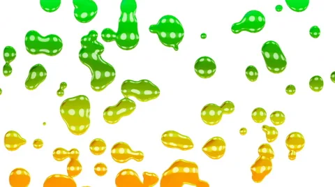 4k Liquid Drop Abstract Animation Background Seamless Loop. Stock Footage 68981099