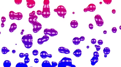 4k Liquid Drop Abstract Animation Background Seamless Loop. Stock Footage 68981238