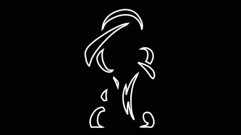 4K Liquid Elements Doodle. Drag and drop Stock Footage 114164920