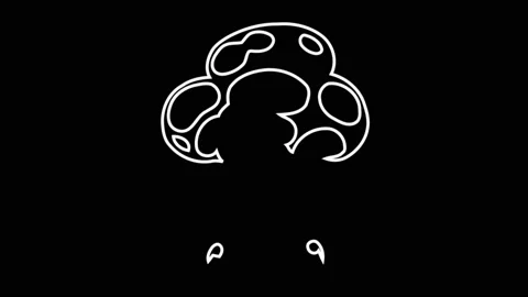 4K Liquid Elements Doodle. Drag and drop Stock Footage 114164940