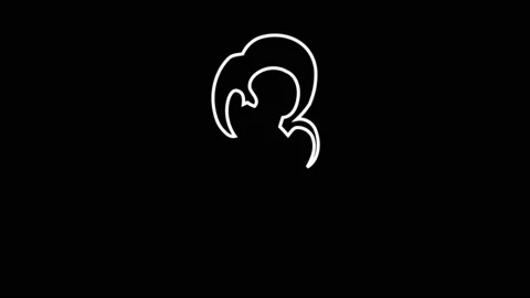 4K Liquid Elements Doodle. Drag and drop Stock Footage 114165535