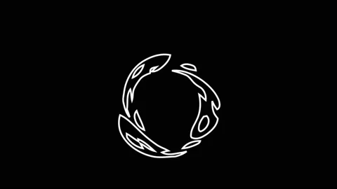 4K Liquid Elements Doodle. Drag and drop Stock Footage 114239095