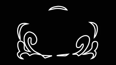 4K Liquid Elements Doodle. Drag and drop Stock Footage 114271271