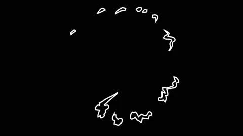 4K Liquid Elements Doodle. Drag and drop Stock Footage 114271379