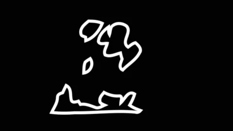 4K Liquid Elements Doodle. Drag and drop Stock Footage 114272028