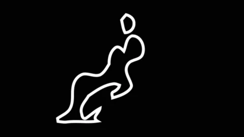 4K Liquid Elements Doodle. Drag and drop Stock Footage 114272202