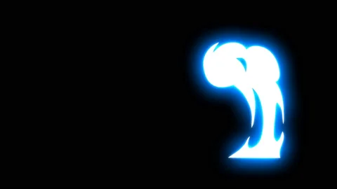 4K Liquid Elements Glow. Drag and drop Stock Footage 114427823