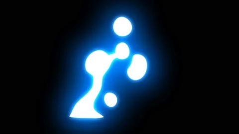 4K Liquid Elements Glow. Drag and drop Stock Footage 114634686