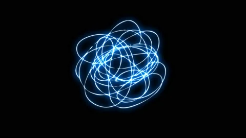 4K Liquid Elements Glow Loops. Drag and drop Stock Footage 115914029