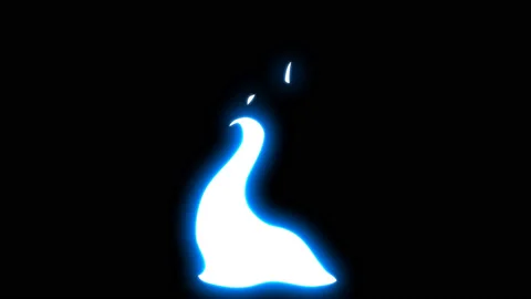 4K Liquid Elements Glow Loops. Drag and drop Stock Footage 115918724