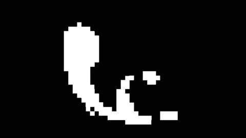 4K Liquid Elements Pixelate. Drag and drop Stock Footage 113795640