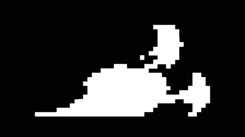 4K Liquid Elements Pixelate. Drag and drop Stock Footage 113860015