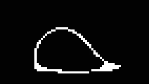 4K Liquid Elements Pixelate. Drag and drop Stock Footage 113912408