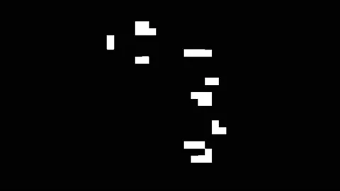 4K Liquid Elements Pixelate. Drag and drop Stock Footage 113912712