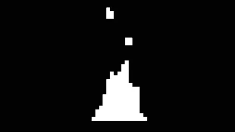 4K Liquid Elements Pixelate. Drag and drop Stock Footage 113912866