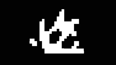 4K Liquid Elements Pixelate. Drag and drop Stock Footage 113912873