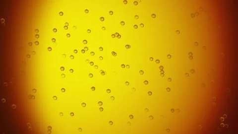 4k liquid video animation. Beer liquid with bubbles rising, 4K, Loop Stock Footage 276325217