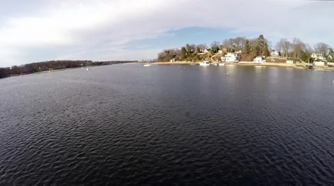 4k from Lloyd Harbor to the Shore Stock Footage 50361393