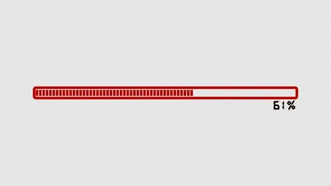 4K Loading Bar Animation, for download, loading and upload icons Stock Footage 310158073