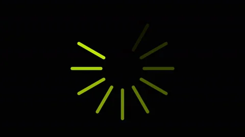 4k Loading circle - colorful lines Stock Footage 50609061