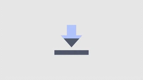 4K Loading icon with technology animation. Arrow down symbol animation Stock Footage 271325004