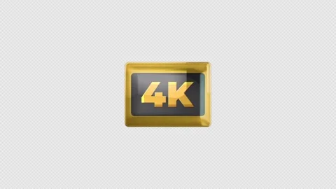 4K Logo Icon with a Glossy Effect on a Transparent Background. Stock Footage 270421860