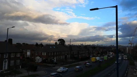 4K London Traffic Timelapse / Hyperlapse Stock Footage 104887121