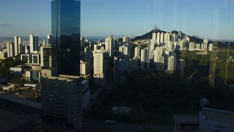 4K long exposure time lapse of Belo Horizonte, Capital of Minas Gerais state in  Stock Footage 113300927