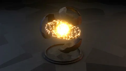 4K loop 3D animation. Sci-fi object with... | Stock Video | Pond5