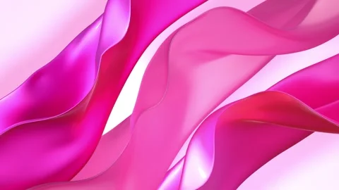 4K loop abstract cloth simulation art. Colorful glossy mixed material. 3D m.. Stockbeeldmateriaal 317645214