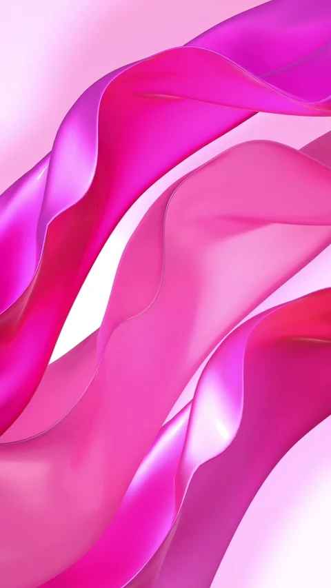 4K loop abstract cloth simulation art. Colorful glossy mixed material. 3D m.. 動画素材 317645215