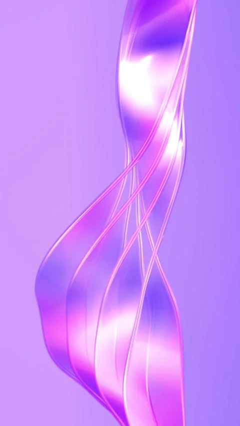 4K loop abstract flowing fluid liquid wave. Colorful glossy shiny purple gl.. Stockbeeldmateriaal 317645175