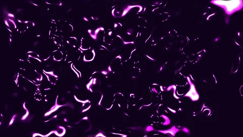 4K Loop of Abstract Moving Holographic Waves Background. Animation Neon Colors Stock Footage 156555345