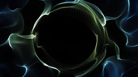 4k Loop Abstract Sphere particle explosion logo reveal Stock Footage 92454954