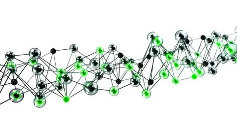 4K Loop Animation of 3d Molecular Structure Stock Footage 276496765