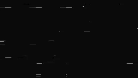 4K Loop Animation Analog glitch. Switch on off TV. White green noise on black Video stock 157991536