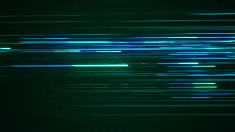 4K Loop Animation Digital Technology Stream Super Fast Speed Lines Side Backg Stock Footage 167147695