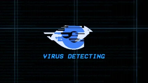 4K loop Animation of hacking Computer virus attack, cyber crime security breach Stock Footage 157757151