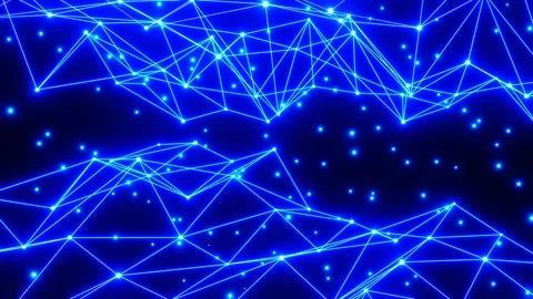 4k Loop Animation of Plexus Background Stock Footage 276496811