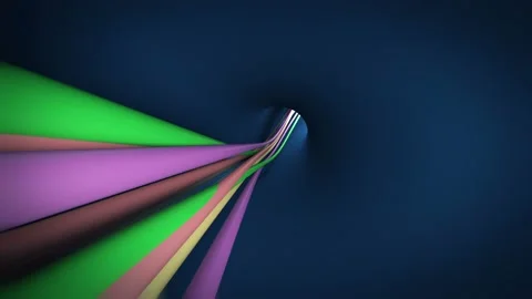 4K Loop Animation of Wires inside Tube Stock Footage 169110385