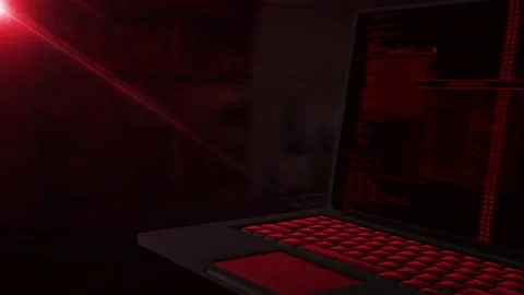 4K Loop Background of computer hacking, ... | Stock Video | Pond5