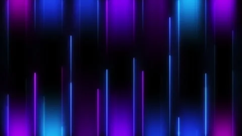 4K loop. Blue purple neon laser lines technology motion backgrounds Stock Footage 242662079