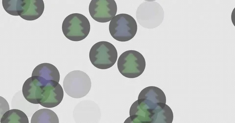 4k Loop with Blurred Figured Bokeh Alpha Channel is included Stock Footage 139014199