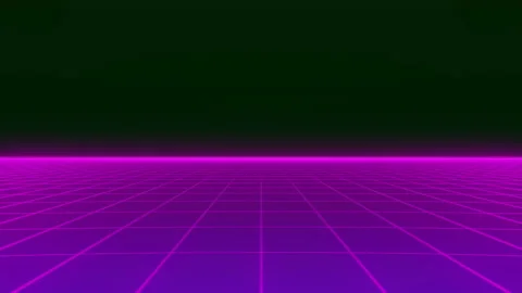 4K Loop Glow Line Land Scape Fly Through Technology Background. Video stock 133688646