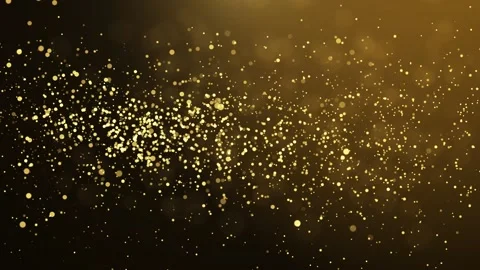 4K Loop Gold luxury seamlessly looping animation for the awards ceremony. Stock Footage