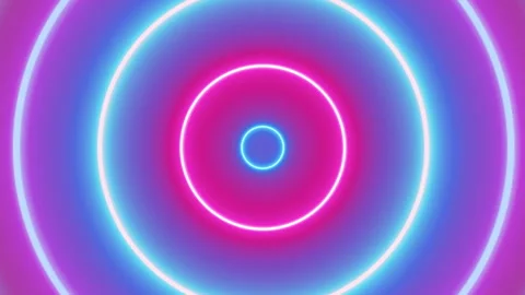 4K loop neon glowing stripes with flashing light effects. Perfect abstract Stock Footage 317626041