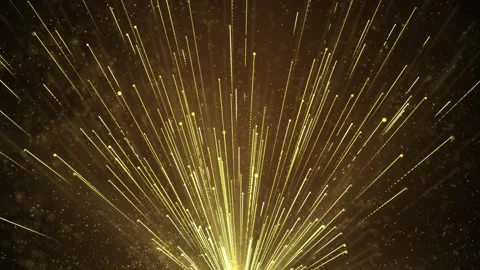 4K Loop Particle Rays and Strings Backgrounds Animation. Video stock 151415991