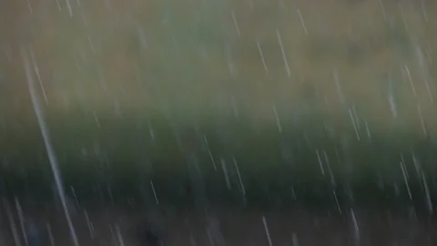 4k Loop Rain Drops Falling Alpha, Stock Footage 126139710